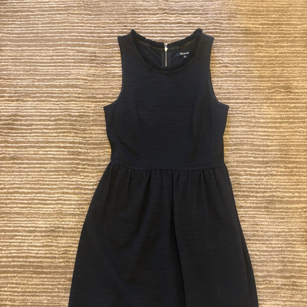 Madewell XS Black Sleeveless Dress